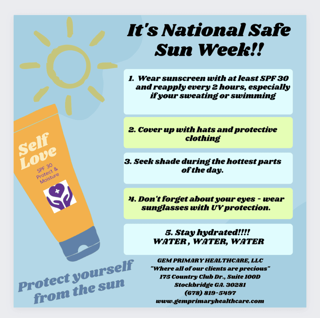 safe sun flyer