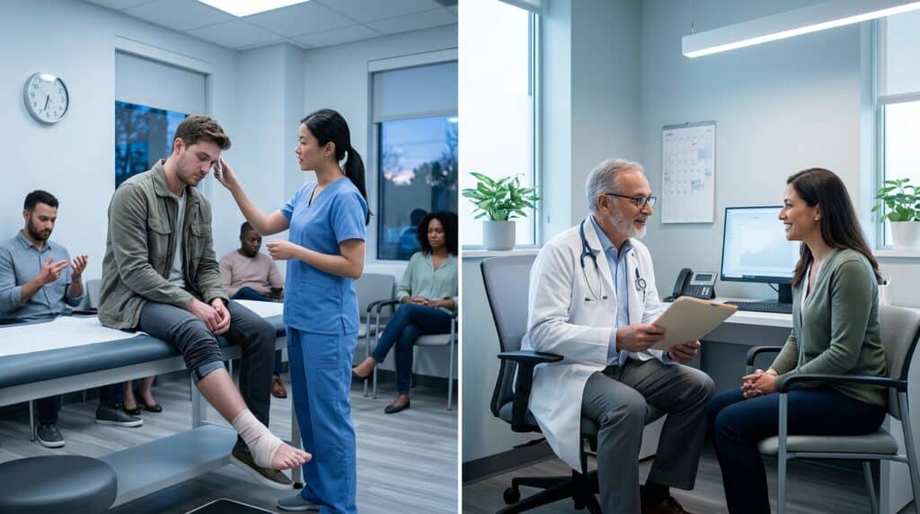Understanding the Difference Between Urgent Care and Primary Care